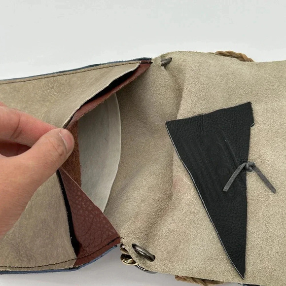 Leather Crossbody with Tassel Accent - Picture 4 of 6